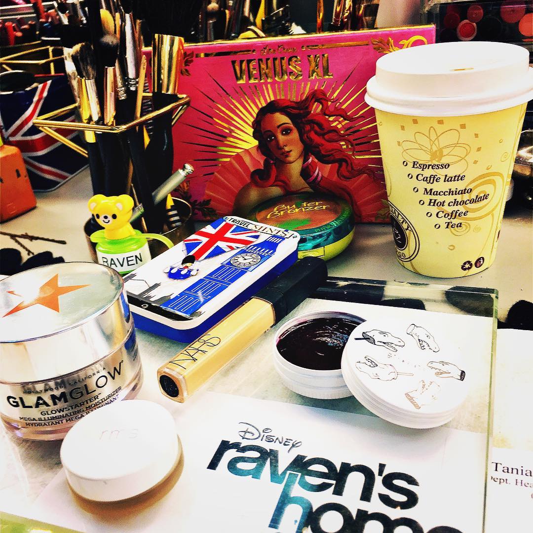 Her make-up desk for Disney's Raven's Home